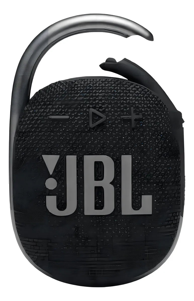 Parlante JBL Clip 4 portátil con bluetooth waterproof negra