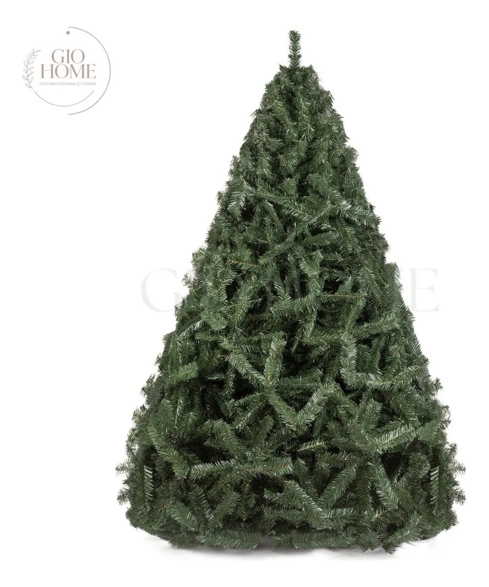 Arbol De Navidad Escoces 2.25m 1349 Puntas Gio Home Pino Navideño Look Natural Base Metalica Artificial Para Decoracion Con Bolas Adornos Extension Cintas Bombillos Botas Campanas Luces Estrella Noel