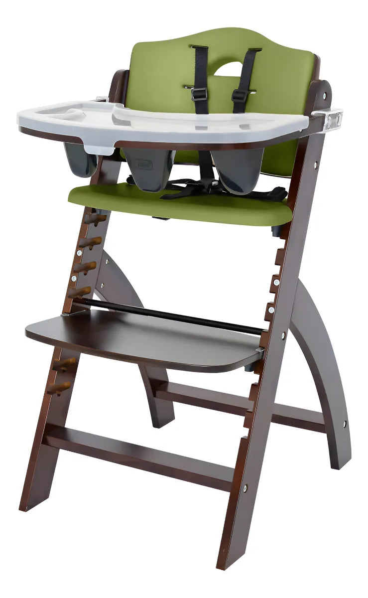 Silla Alta De Madera Con Bandeja Moderna Para Comedor