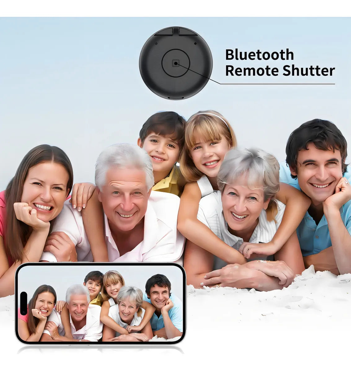 Momoho Mini Altavoz Bluetooth Inalámbrico Con Obturador Remo