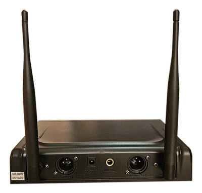 Micrófono Inalámbrico Doble Uhf Américan Sound Twm352 Color Negro