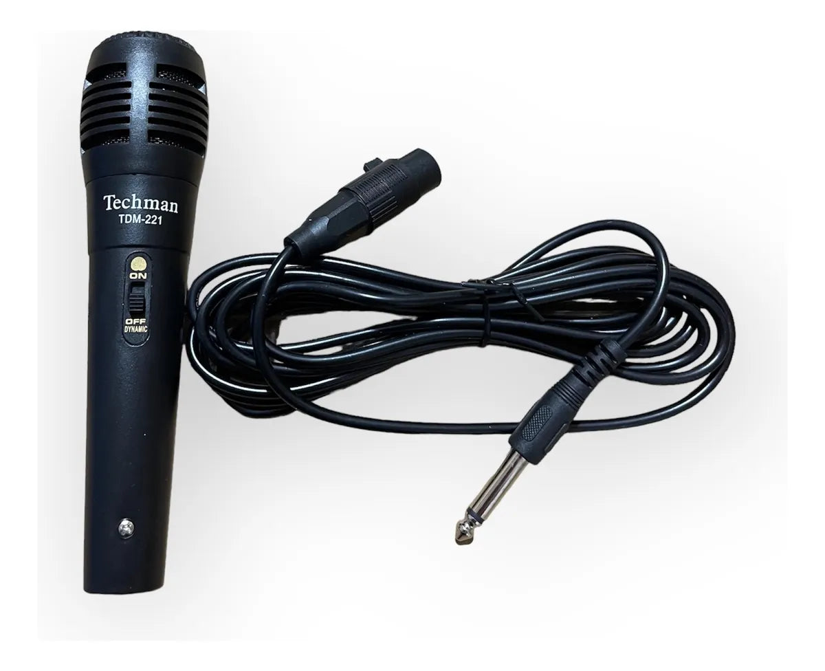 Parlante Activo American Sound 15 + Base Y Mic 8000w Negro