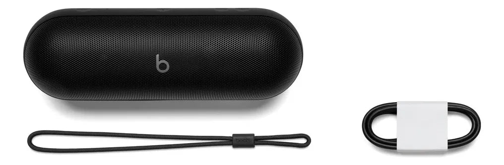 Parlante Bluetooth Beats Pill + Portátil Negro Mate 24 hrs de Autonomía Resistente al Agua Manos Libres
