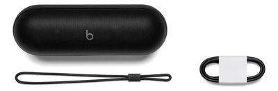 Parlante Bluetooth Beats Pill + Portátil Negro Mate 24 hrs de Autonomía Resistente al Agua Manos Libres