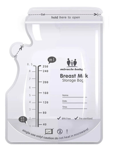 Bolsas Almacenaminto Leche Materna X 10 Unidades Libre Bpa