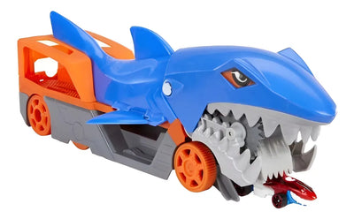 Hot Wheels Remolque Tiburón Color Azul