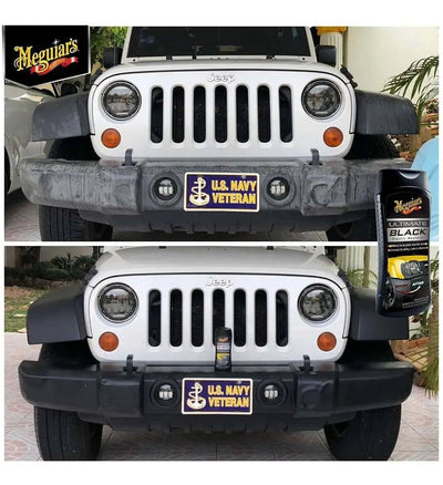 Meguiar's Ultimate Black - Restaurador Partes Negras Oferta