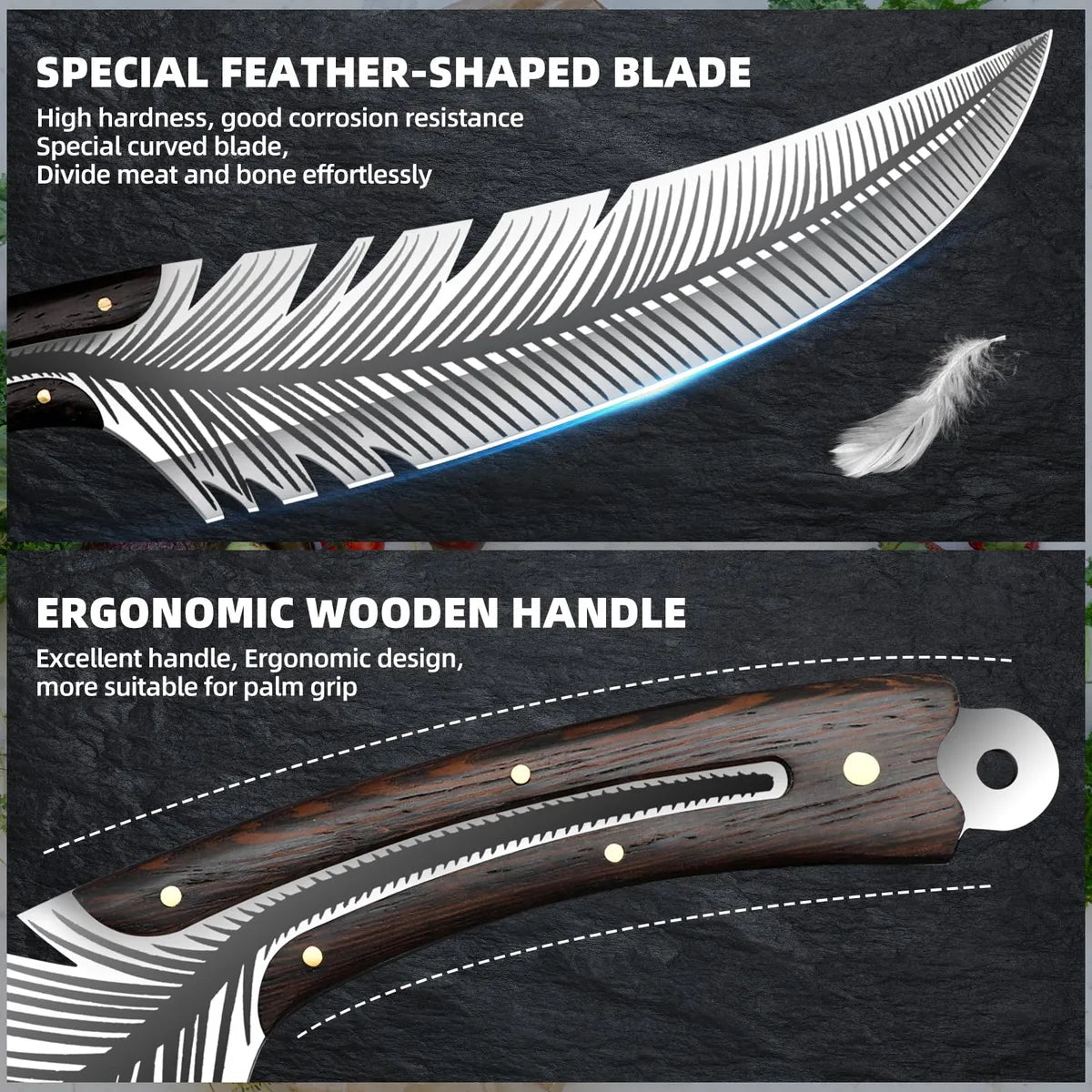 Zarfand Cuchillos De Chef Profesionales, Cuchillo De Deshues