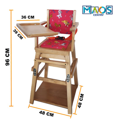 Comedor Plegable En Madera Color Rojo COMEDOR PLEGABLE