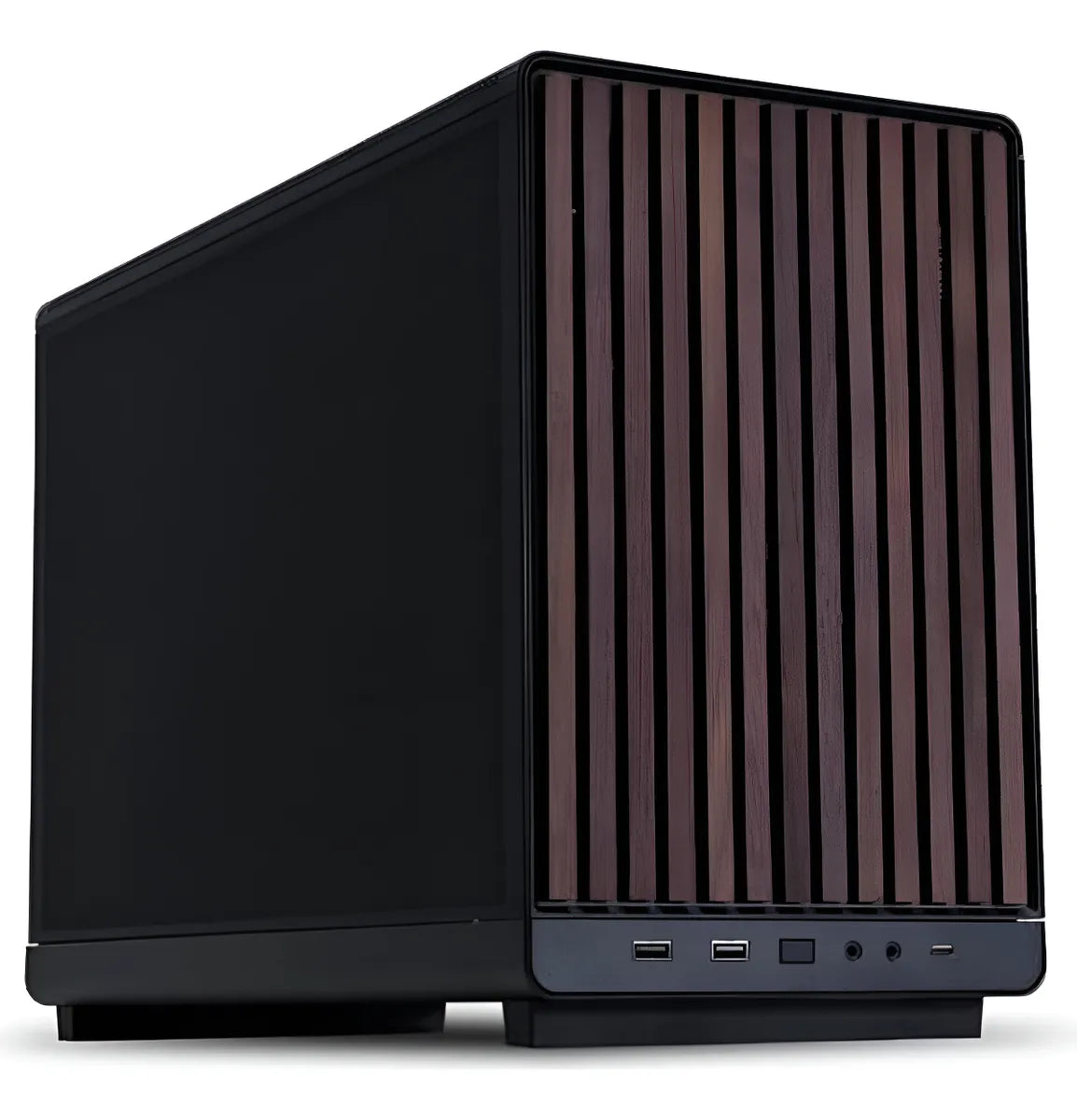 Caja Lian Li A3 Matx-wd, Madera Frontal, Soporta 360mm Aio
