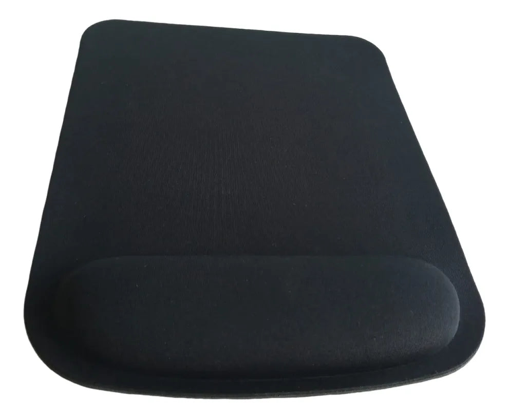 Pad Mouse Negro Cuadrado Acolchado En Espuma Viscoelastica