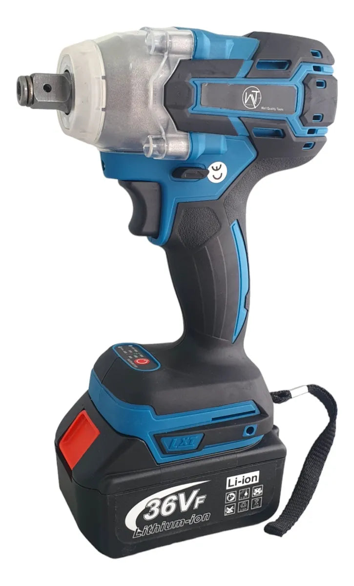 Pistola Llave Impacto Wt Inalambrica 1/2 Brushless Azul