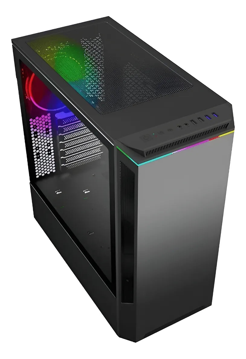 Chasis Gamer Gamemax Paladín T801 Black Negro