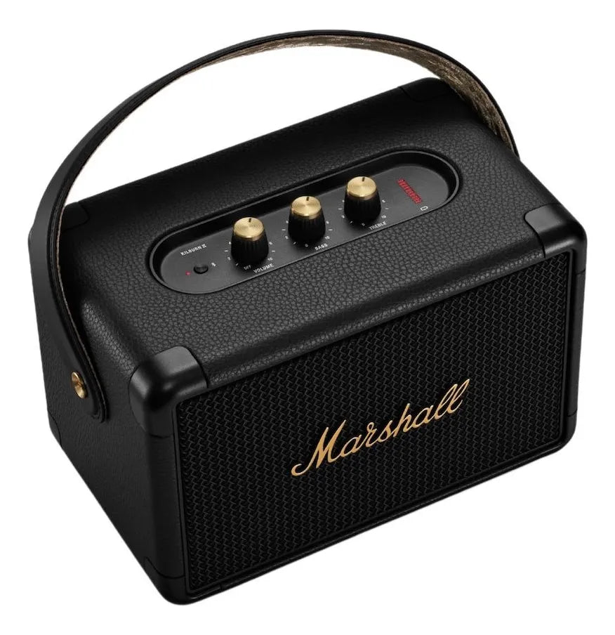 Marshall Kilburn || Parlante Portátil Bluetooth Negro/latón Color Negro