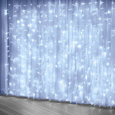 Luces Navidenas Led De Cortina, 200 Luces, Impermeables