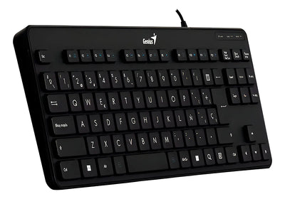 Teclado Compacto Usb Genius Luxemate 110 Español Color Del Teclado Negro