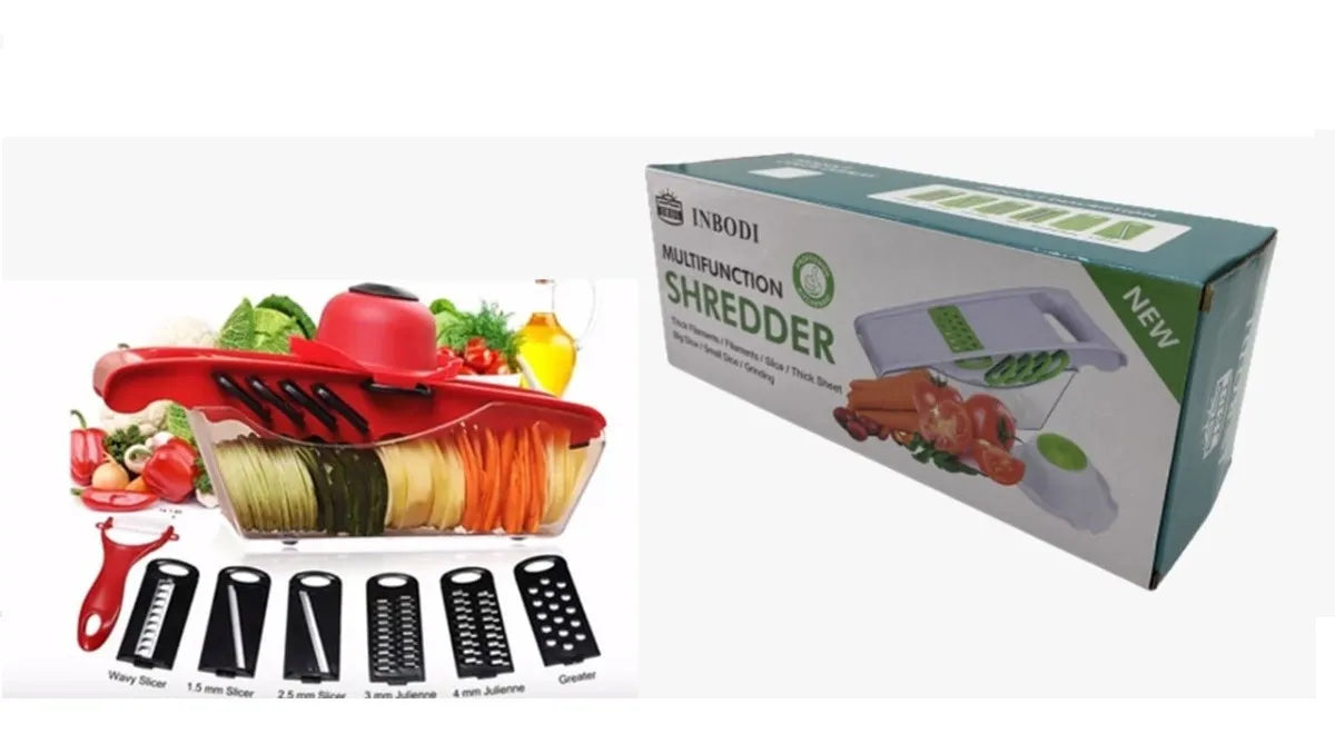 Cortador De Cocina Rallador De Verduras Mandoline 6 En 1