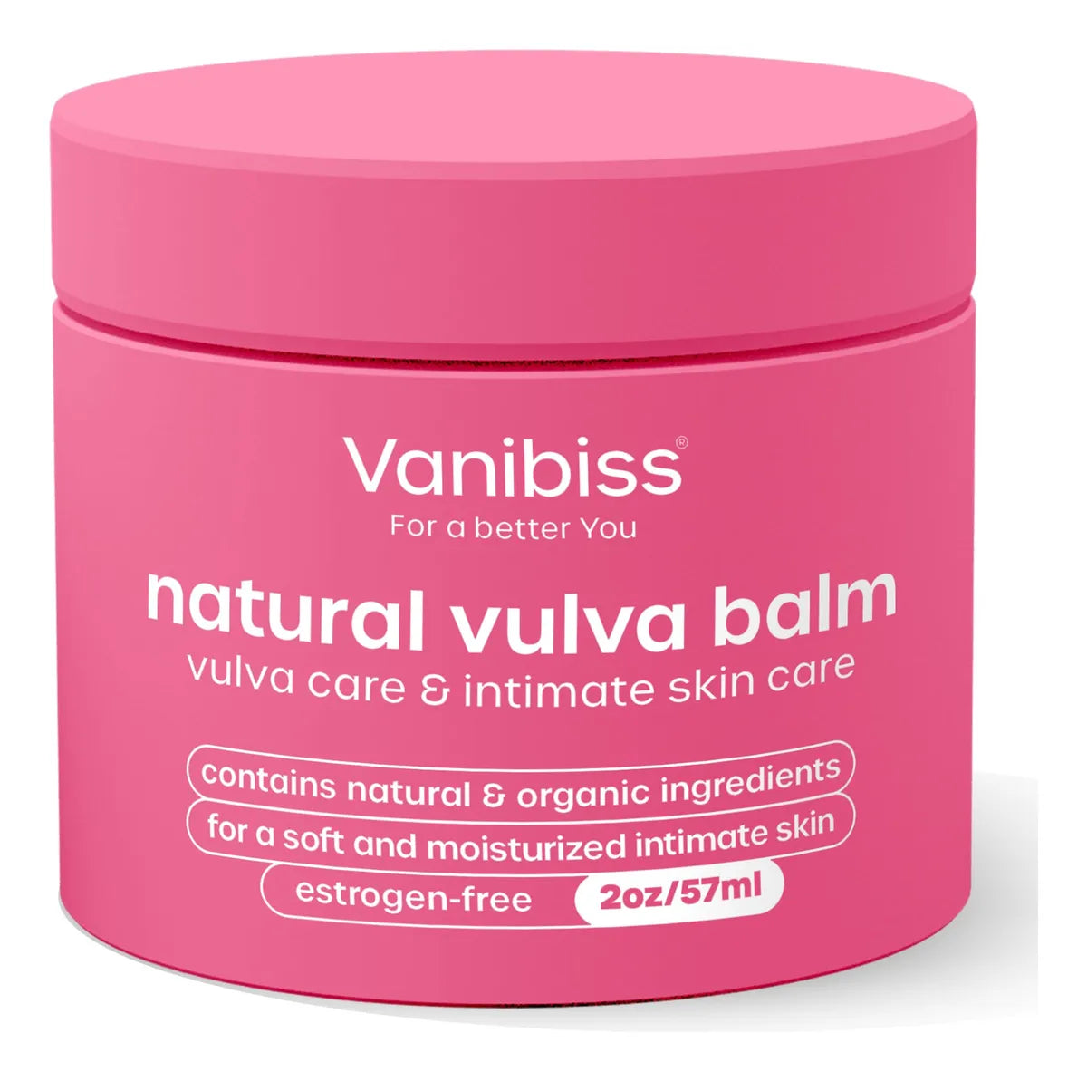 Vanibiss Natural Vulva Balm - Crema Vulva Y Crema Hidratante