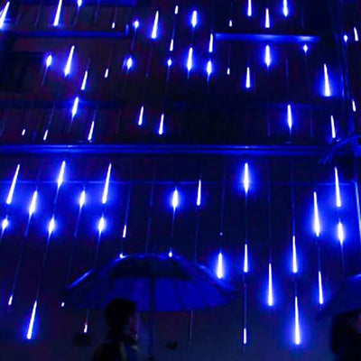 Set 2 Extensiones 10 Tubos Con Luces Navideñas Led Qishi