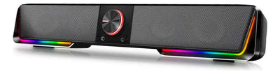 Altavoz Redragon Darknets Gs570 Rgb con barra de sonido, color negro