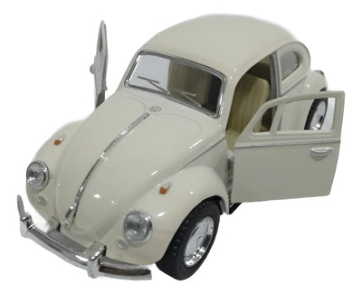 Volkswagen Beetle Beige 1967 KT5057d 75 en miniatura de metal