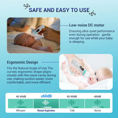 Mibest Aspirador Nasal Para Bebe Succion Electrica De Nari