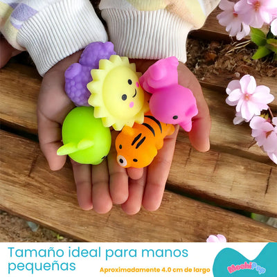 Set 20 Mochis Antiestrés Evanthi 13 Normales + 7 Brillan En Oscuridad