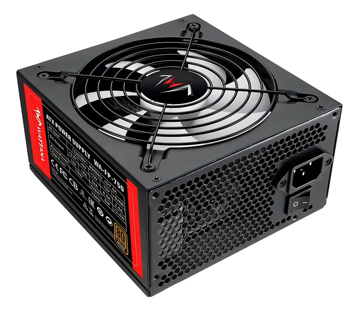 Fuente de poder para PC Wattana WAP-750 500W negra