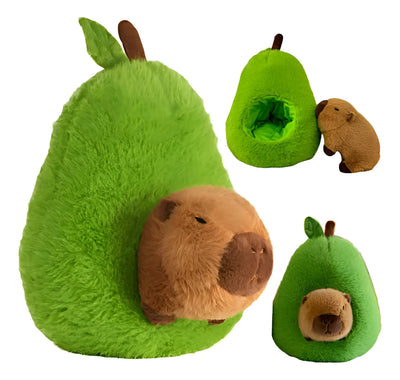 Peluche Chigüiro Capibara Carpincho Muñeco 35 Cm Regalo - Verde Musgo