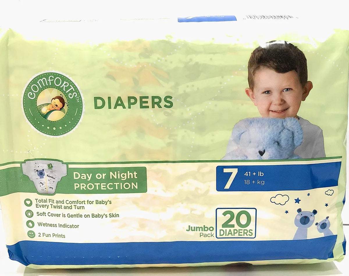 Paales Tamao 7, 20 Unidades, Kroger Comforts Da Noche Desech