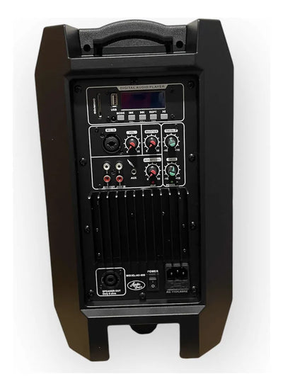 Parlante Activo 8 Pulgadas Audio Sound 6500w Profesional Negro