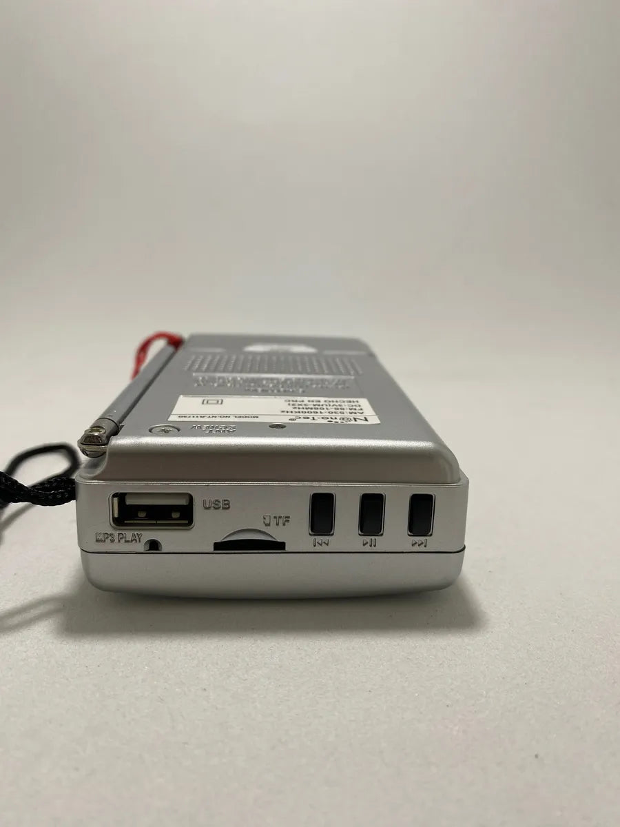Radio Portátil Nanotec Am/fm/sw Recargable Bluetooth