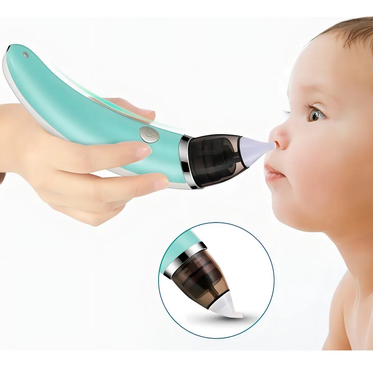 Aspirador nasal eléctrico para bebés para limpieza de nariz