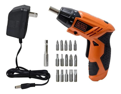 Atornillador Torque Luz Led+15 Puntas Black & Deckerc4815b3