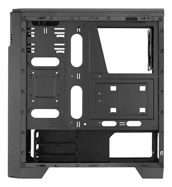 Gabinete Chasis Gamer Aerocool Ore Saturn 4 Ventiladores Color Negro