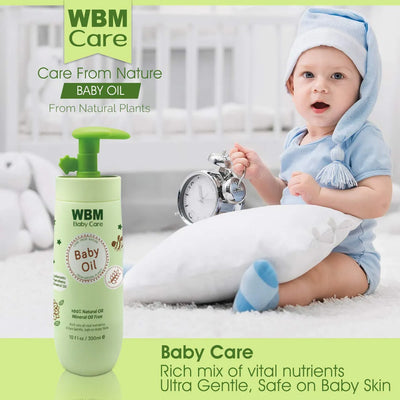 Wbm Care Aceite De Masaje Hidratante Para Bebés | Sin Acei.
