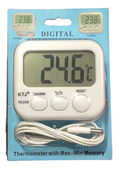 Termómetro Digital Ktj Con Sonda Para Refrigeración