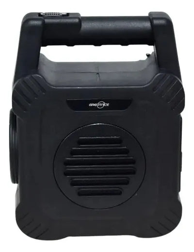 Bocina Bluetooth Portable 2.5 Panel Solar Lámpara Power Bank Negro
