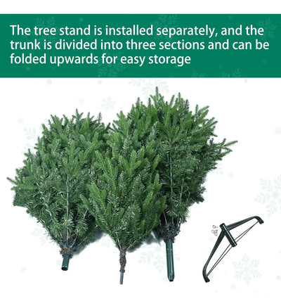 Treepool Arbol De Navidad Artificial De 7 Pies Con Puntas De
