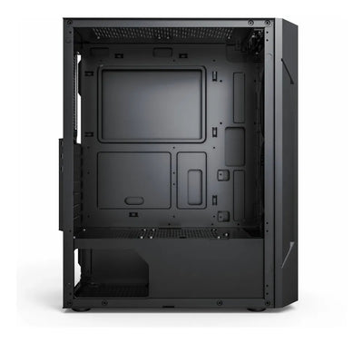 Chasis Gamer Atx Tira Rgb, Tapa Lateral En Acrílico, Gear