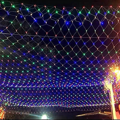 Red De Luces Led Navideñas 12 X 5' Multicolor Para