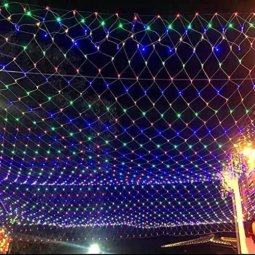 Red De Luces Led Navideñas 12 X 5' Multicolor Para