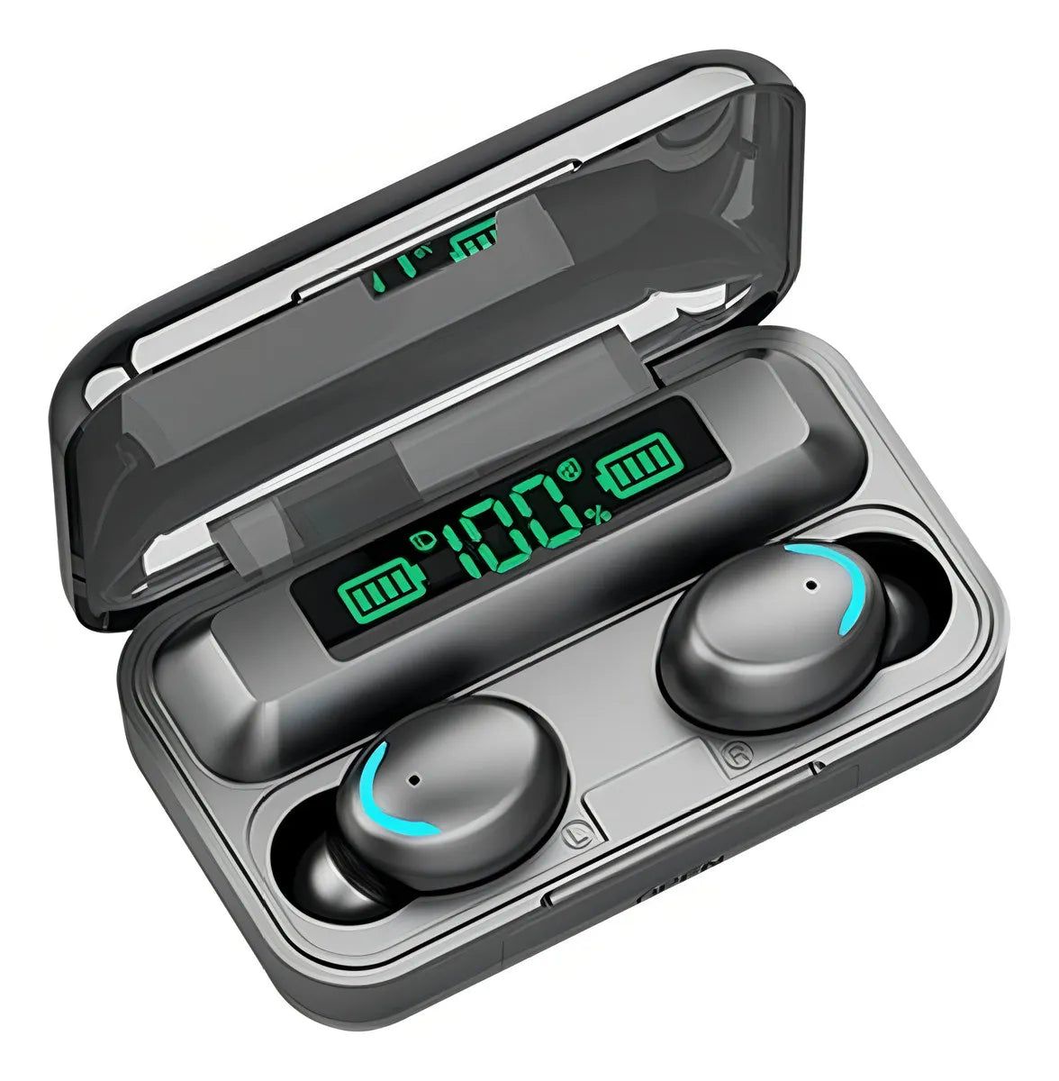 Fone de ouvido in-ear sem fio TWS F9-5 BTH-F9-5 negro