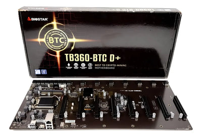Placa Motherboard Biostar Tb360-btc D+ Lga1151 Criptomonedas Negro