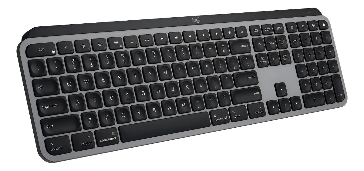 Teclado Logitech Mx Keys Inalambrico Iluminado Para Mac Color Del Teclado Gris Oscuro Idioma Inglés Us