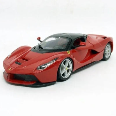 Auto a escala Bburago LaFerrari color rojo