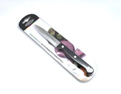 Cuchillo De Cocina Para Legumbres 8.5 Cm Acero Inox Press Color Negro