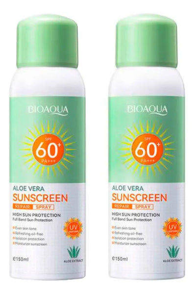 Protector Solar En Spray Con Aloe Vera Bioaqua