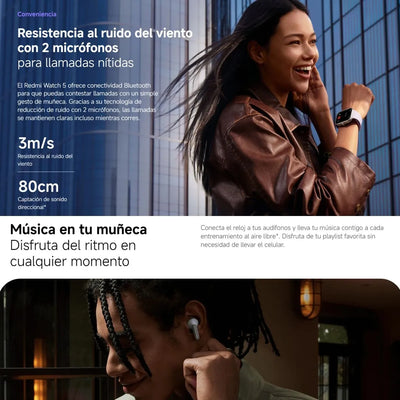 Xiaomi Redmi Watch 5, Smartwatch Llamadas Bluetooth 5atm Gnss, Gris Blanco Blanco Blanco