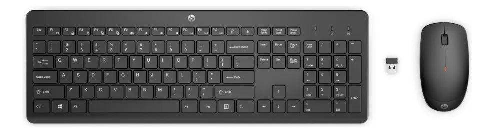 Combo Teclado y Mouse Inalámbrico HP 230 ESPAÑOL Color Negro